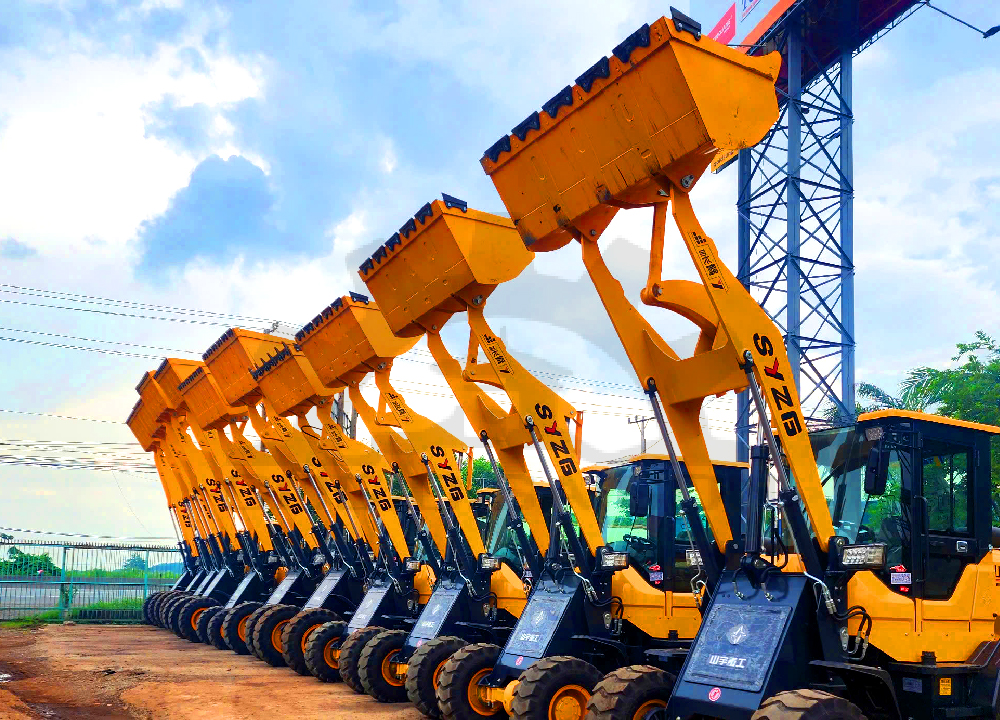 Máy Xúc Lật SYZG T932A: Gầu 0.9 Khối, Xả Tải 3.2m