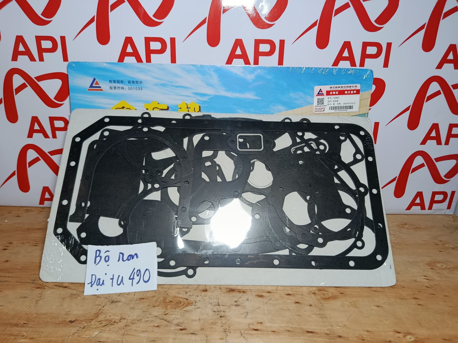 Bộ gioăng đại tu động cơ C490 đầy đủ chi tiết