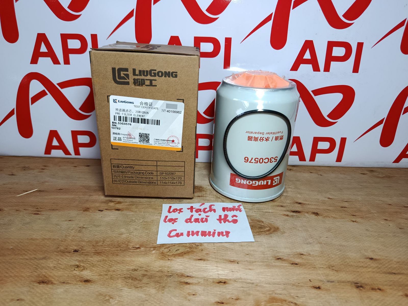 lọc dầu tho cummins